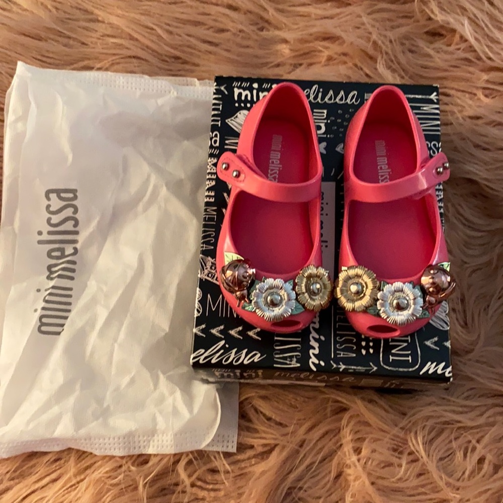 Mini  Melissa Pink Mary Janes